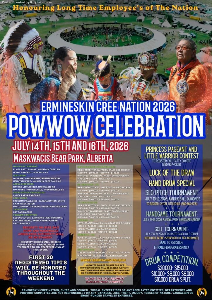 Ermineskin Cree Nation Pow Wow Celebration 2026