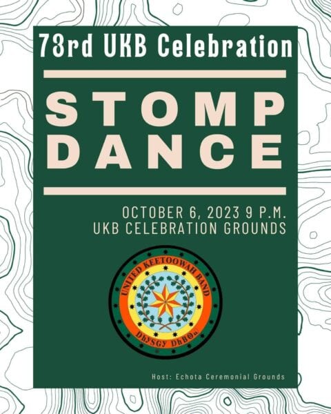 73rd UKB Celebration Stomp Dance 2023