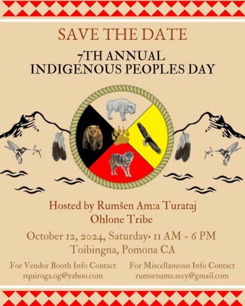 7th Annual Indigenous Peoples Day (Pomona, CA) 2024