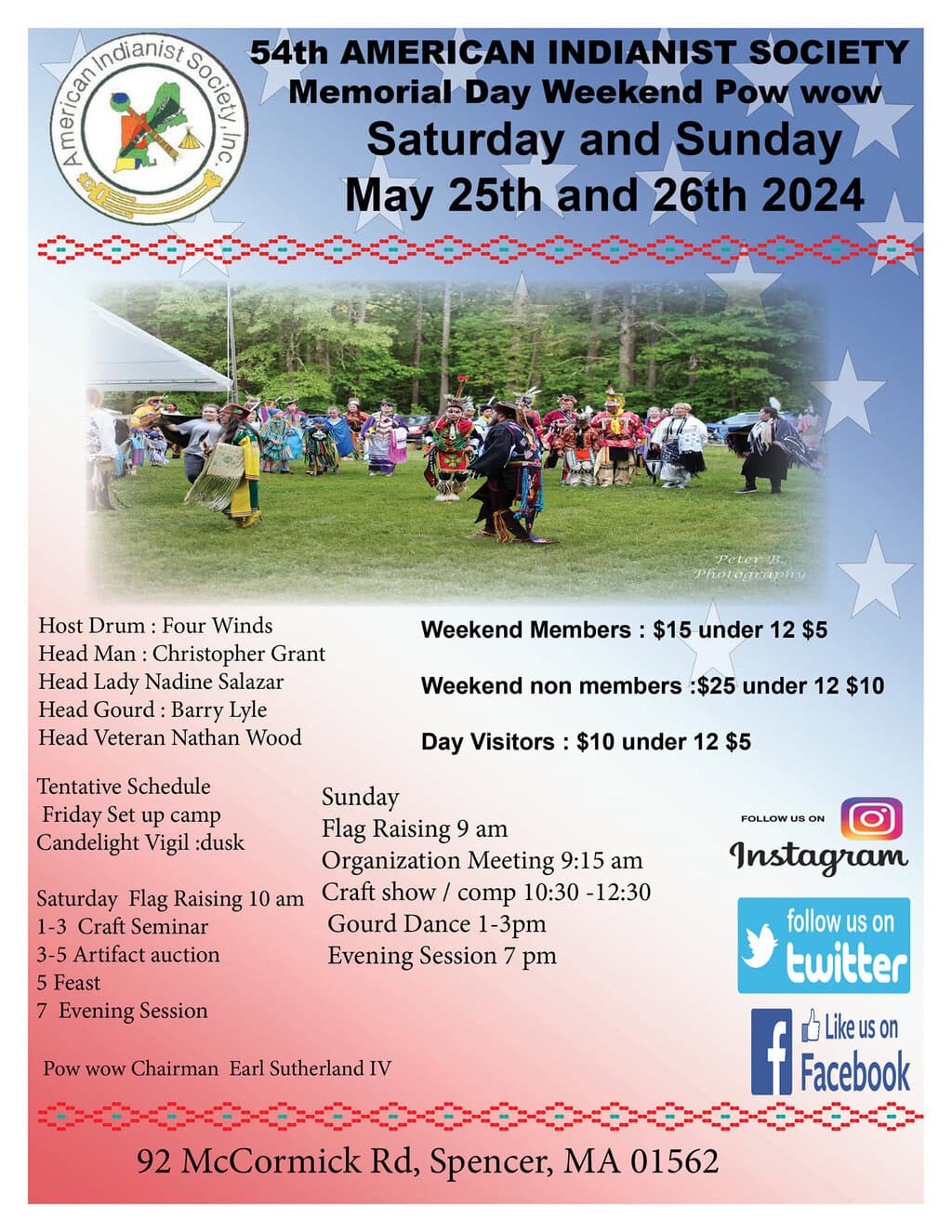 54th American Indianist Society Memorial Day Weekend Pow Wow 2024