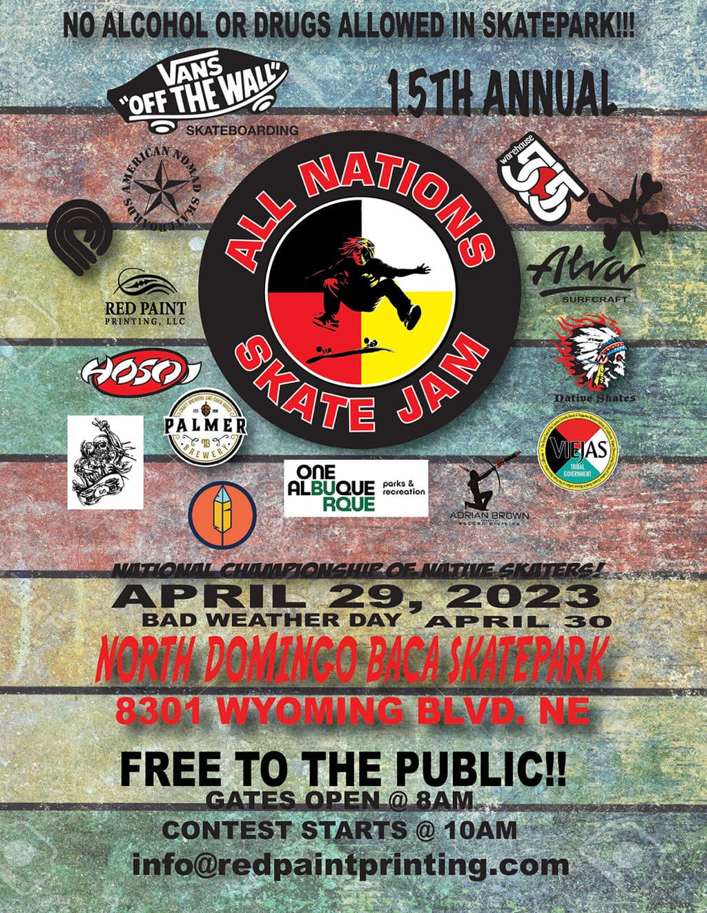 15th Annual All Nations Skate Jam 2023