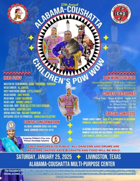 25th Annual Alabama-Couchatta Children’s Pow Wow 2025