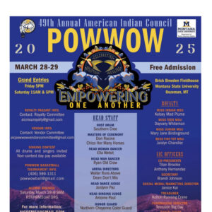 49th Annual MSU Bozeman American Indian Council Pow Wow 2025