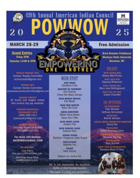 49th Annual MSU Bozeman American Indian Council Pow Wow 2025