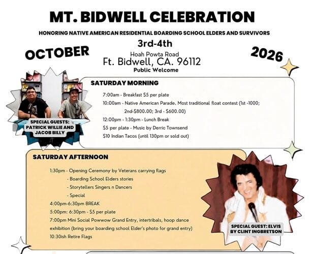 Mt. Bidwell Celebration 2026