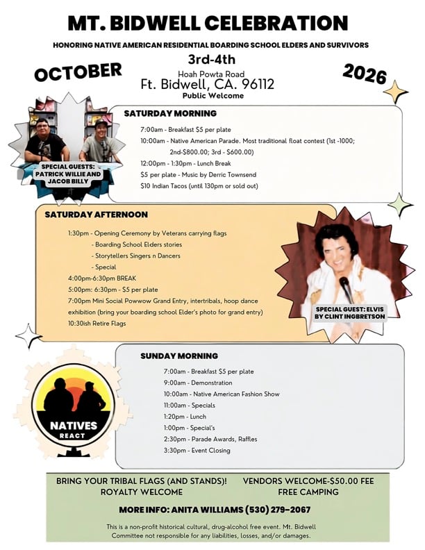 Mt. Bidwell Celebration 2026