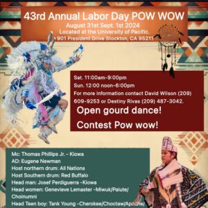 43rd Annual Labor Day Pow Wow at University of the Pacific 2024