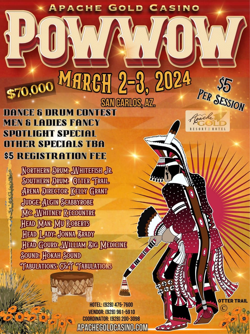 Apache Gold Intertribal Pow Wow 2024