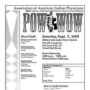 Association of American Indian Physicians Annual Conference Pow Wow 2024