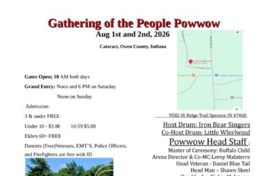 Gathering of the People Pow Wow 2026