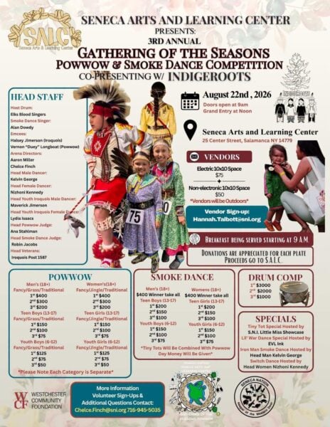 3rd Annual Gathering of the Seasons Pow Wow & Smoke Dance Competition 2026