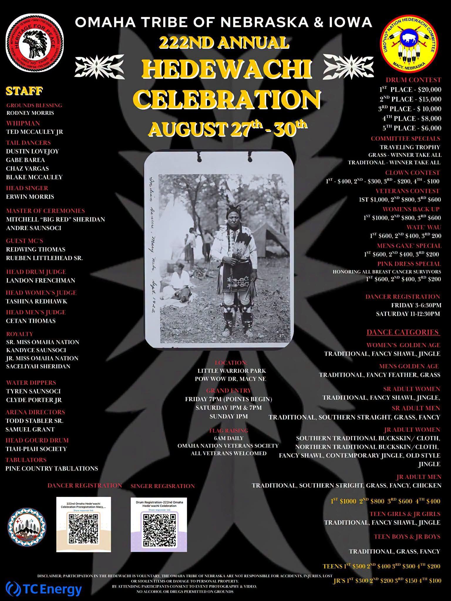 222nd Annual Omaha Hedéwachi Celebration 2026