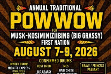Musk-kosiminiziibing (Big Grassy River) Traditional Pow Wow 2026