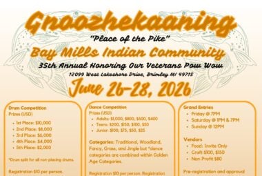 Bay Mills Indian Community 35th Annual Honoring Our Veterans Pow Wow 2026