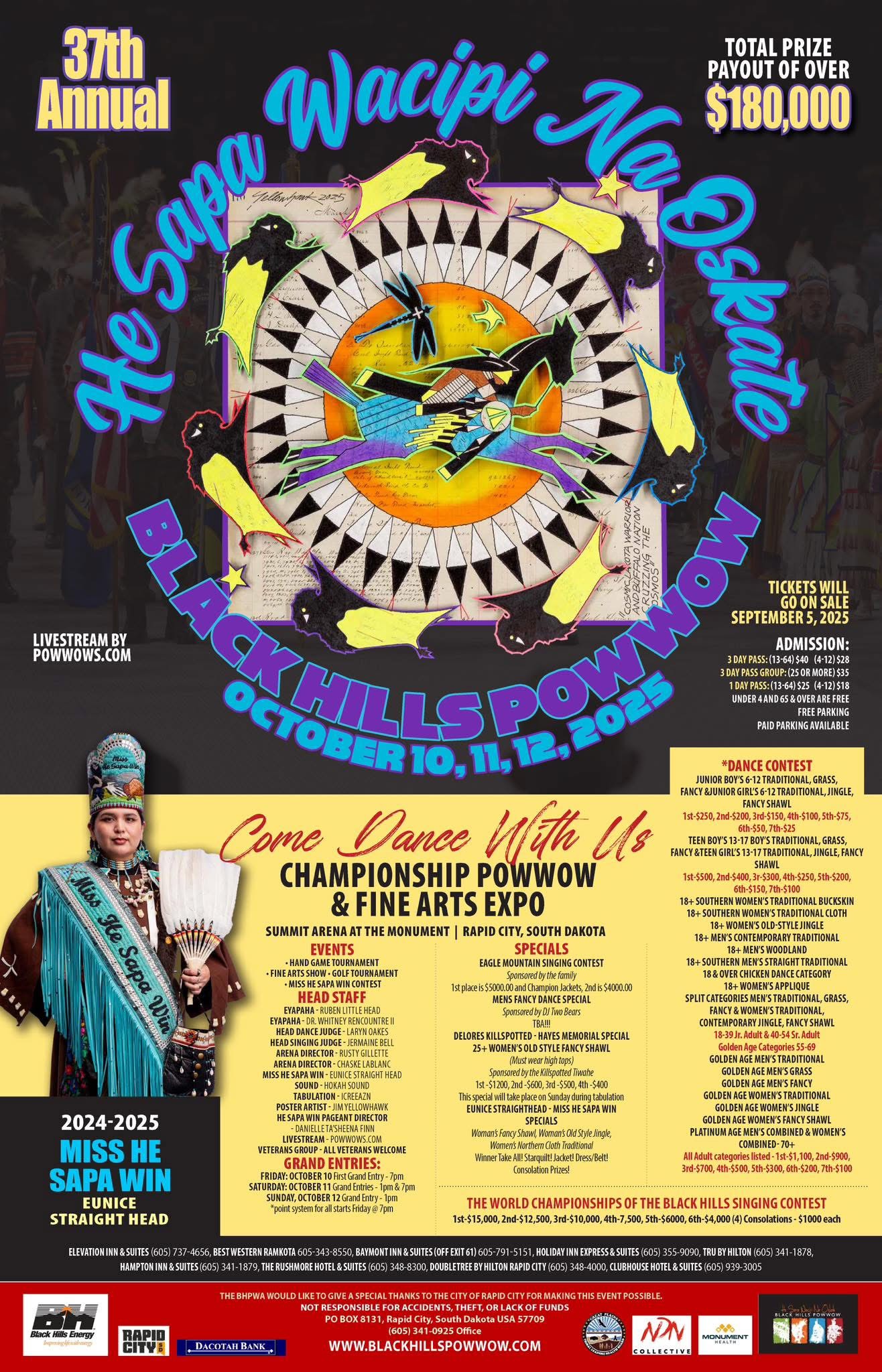 37th Annual Black Hills Pow Wow 2025