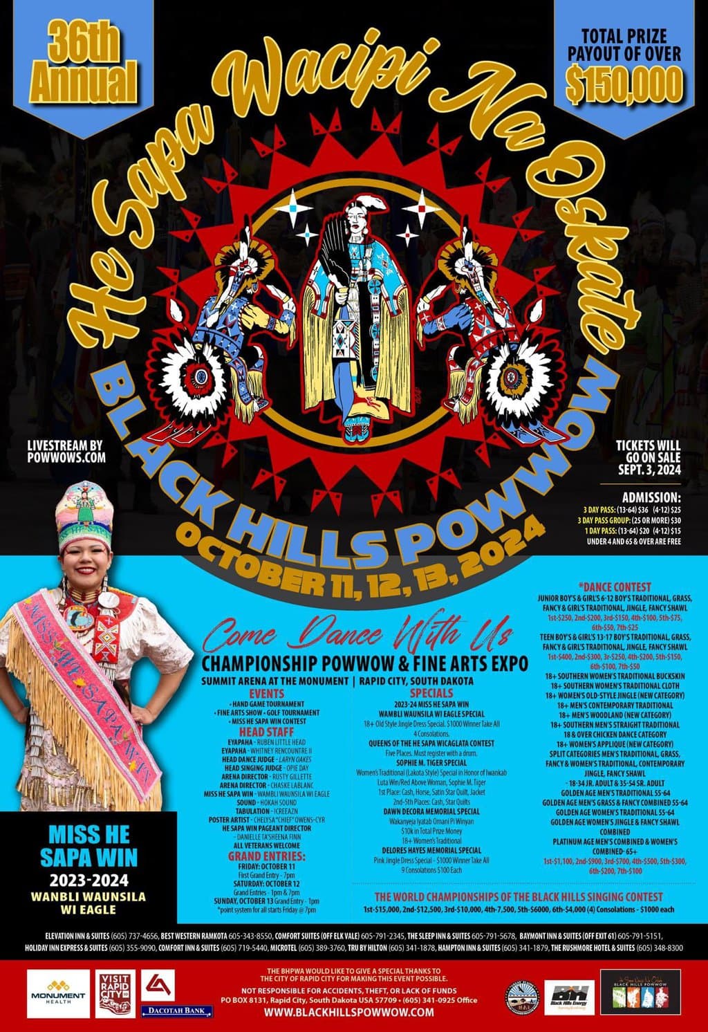 36th Annual Black Hills Pow Wow 2024 Pow Wow Calendar