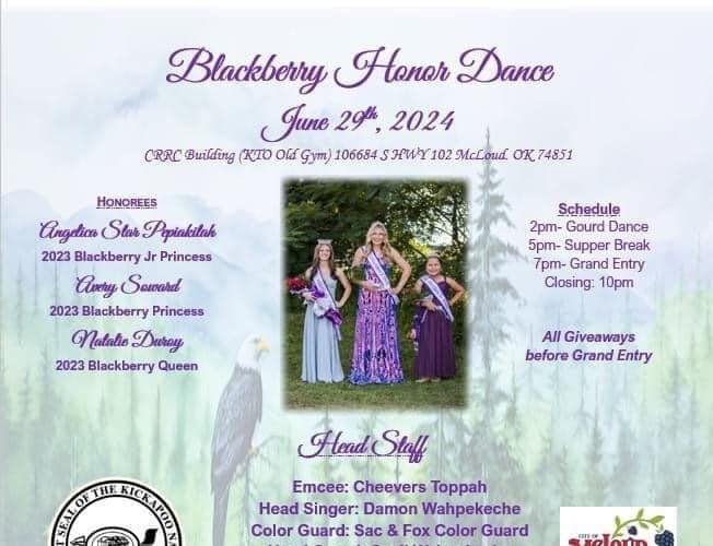 Blackberry Honor Dance 2024