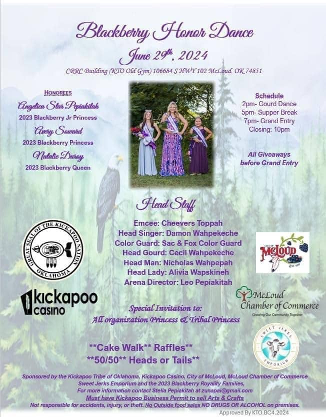 Blackberry Honor Dance 2024