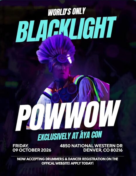 Black Light Pow Wow at ayA Con, Colorado’s Indigenous Comic and Art Festival 2026