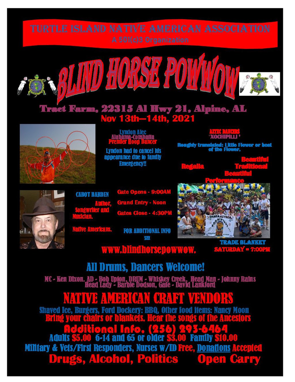 Blind Horse Inter-Tribal Benefit Pow Wow 2021