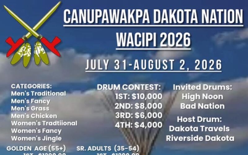 Canupawakpa Dakota Nation Wacipi 2026