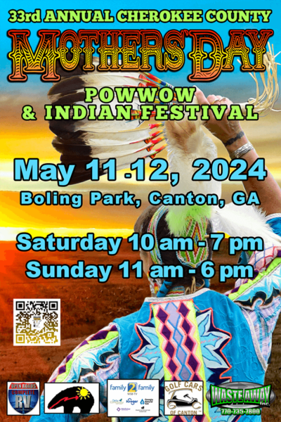 33rd Annual Cherokee County Mother’s Day Powwow & Indian Festival 2024