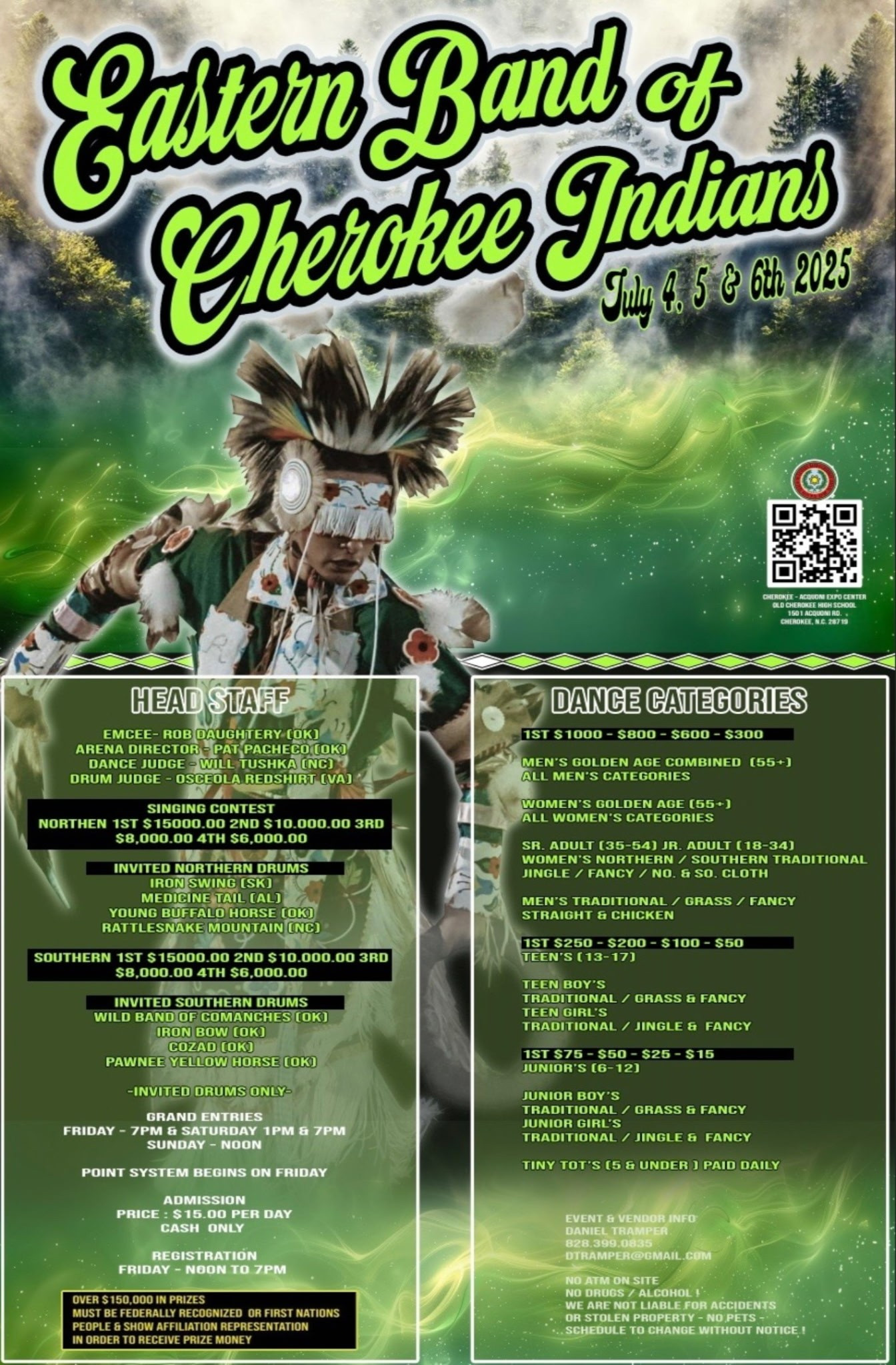Eastern Band of Cherokee Indians Pow Wow 2025