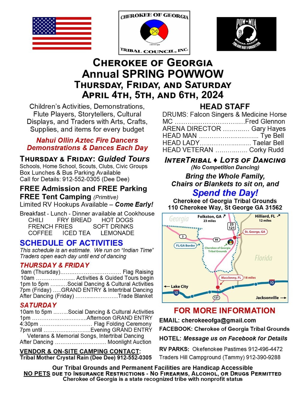 Cherokee of Georgia Annual Spring Pow Wow 2024