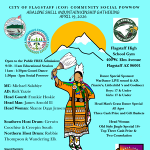 City of Flagstaff Community Social Pow Wow - Abalone Shell Mountain Kinship Gathering 2026