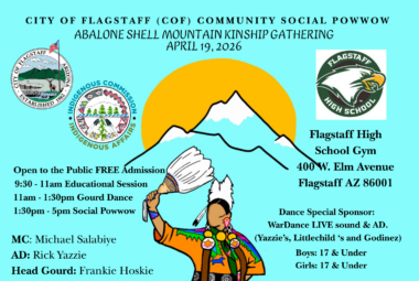 City of Flagstaff Community Social Pow Wow – Abalone Shell Mountain Kinship Gathering 2026