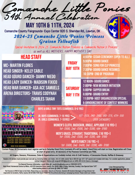 Comanche Little Ponies 54th Annual Celebration 2024