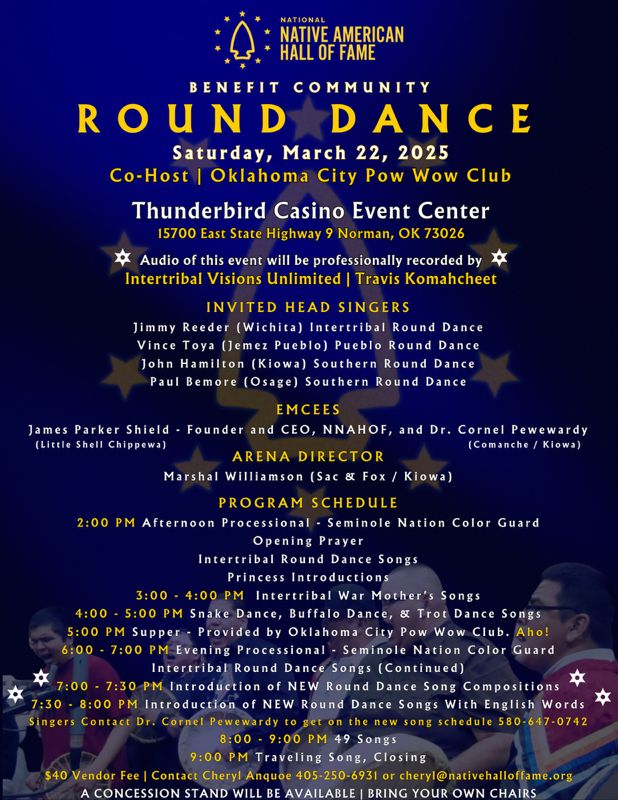 National Native American Hall of Fame Benefit Community Round Dance 2025