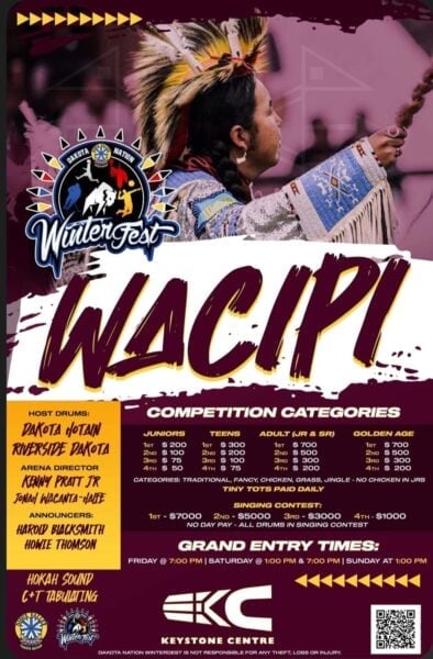 Dakota Nation Winterfest Wacipi 2024