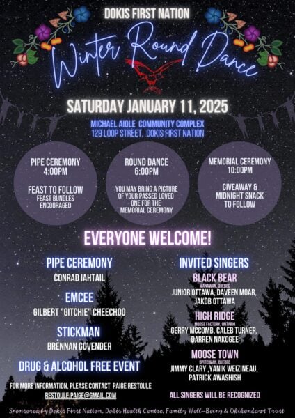 Dokis First Nation Winter Round Dance 2024