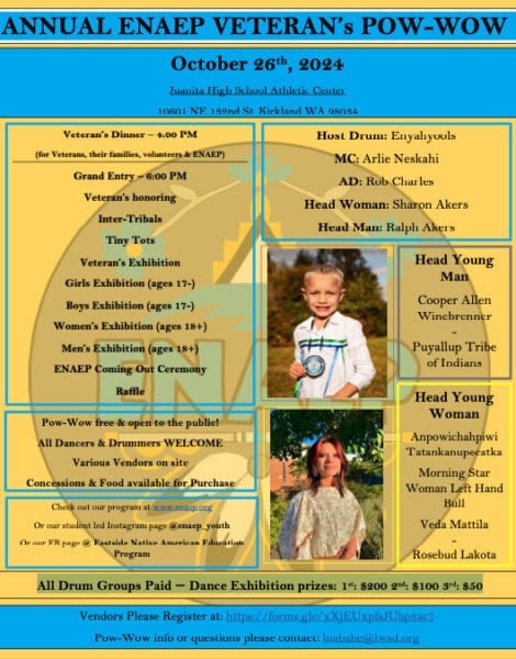 ENAEP’s Annual Veteran’s Honoring Pow Wow 2024