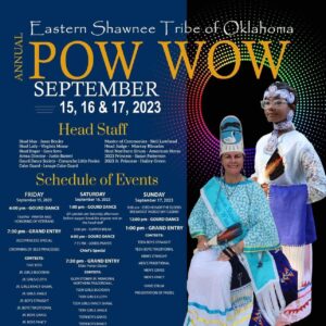 Eastern Shawnee Tribe of Oklahoma Annual Pow Wow 2023