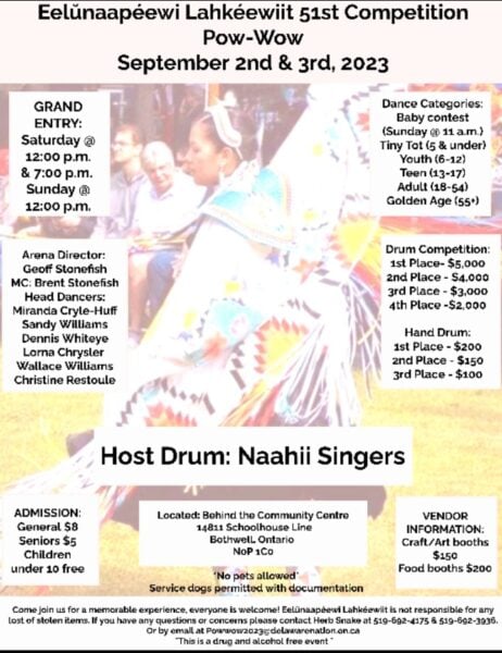 Eelunaapéewi Lahkéewiit 51st Competition Pow Wow 2023