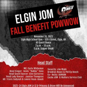 Elgin Jom Fall Benefit Pow Wow 2023