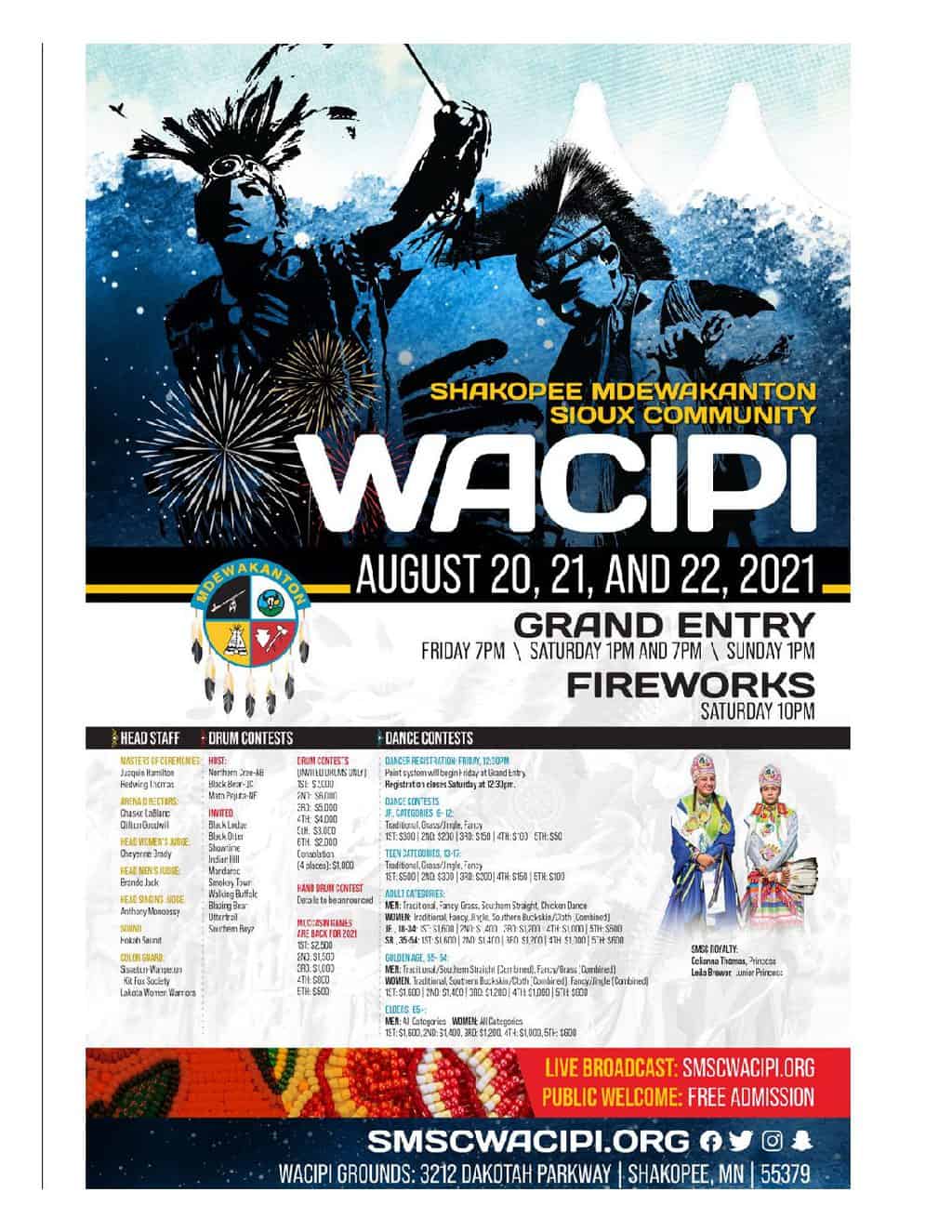 Shakopee Mdewakanton Sioux Community Annual Wacipi