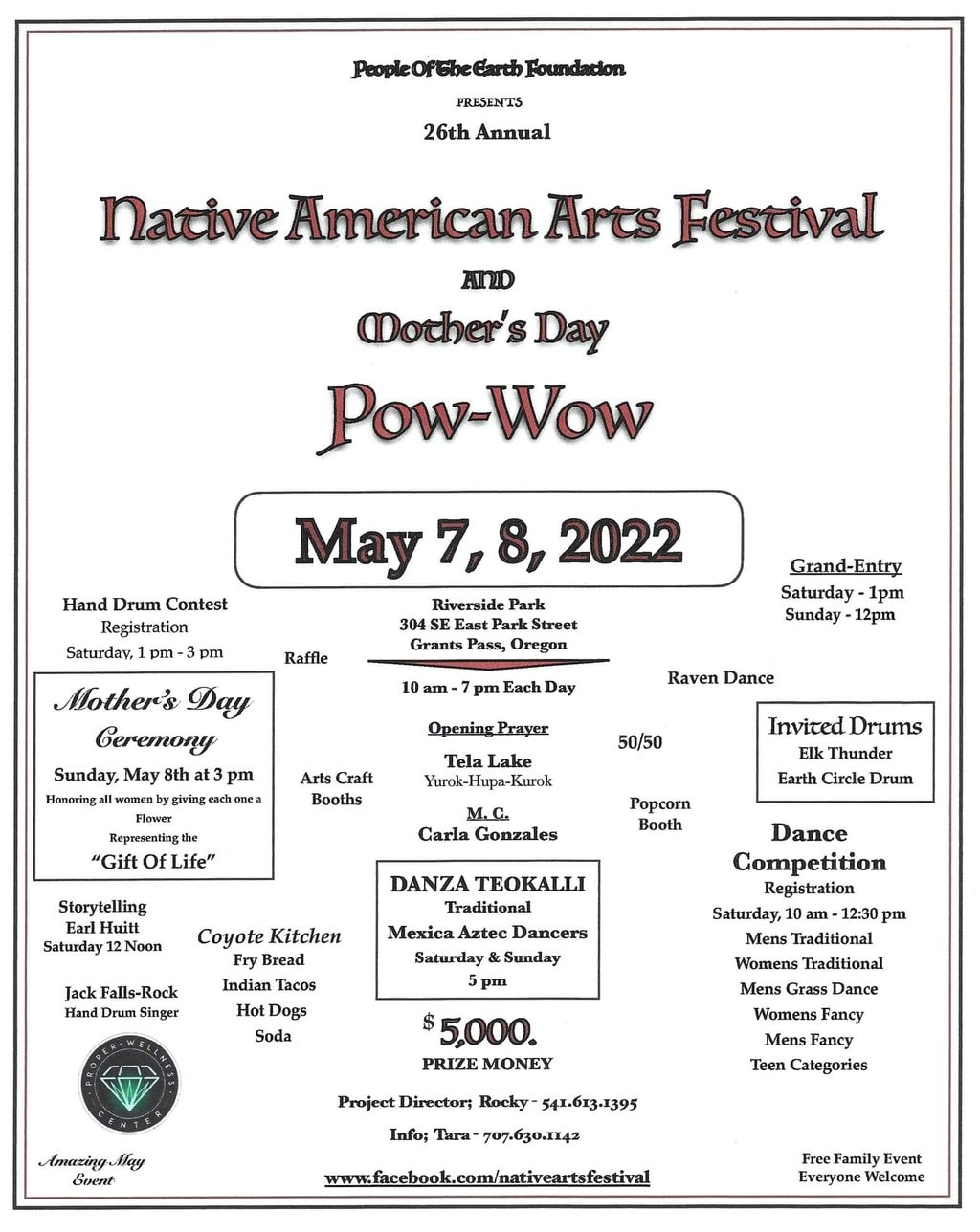 26th Annual Native American Arts Festival & Mothers Day Pow Wow 2022