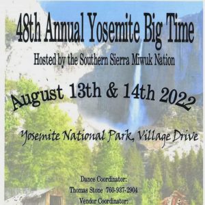 48 Annual Yosemite Big Time Pow Wow 2022