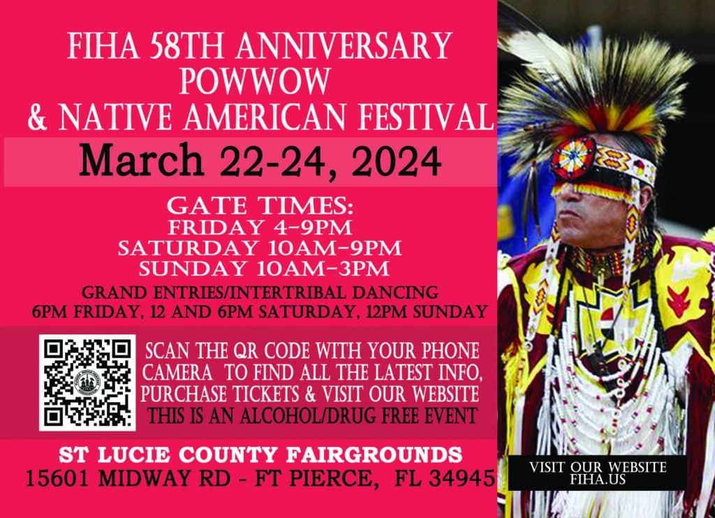FIHA 58th Annual Powwow 2024 Pow Wow Calendar