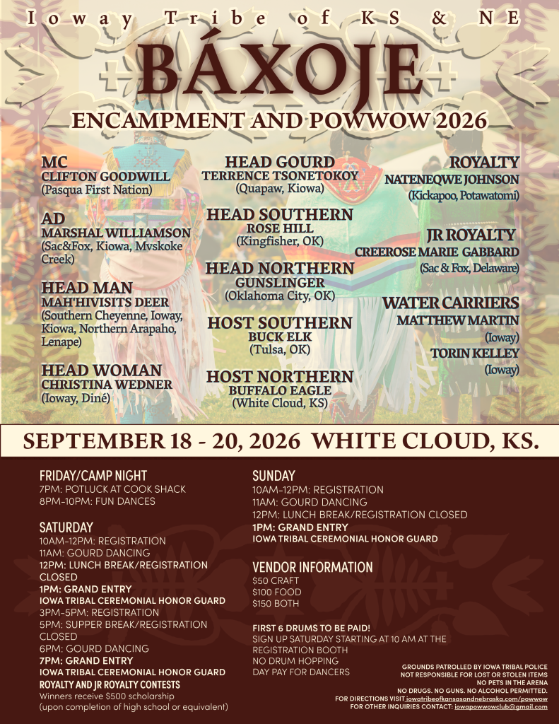 Baxoje Fall Encampment & Pow Wow 2026
