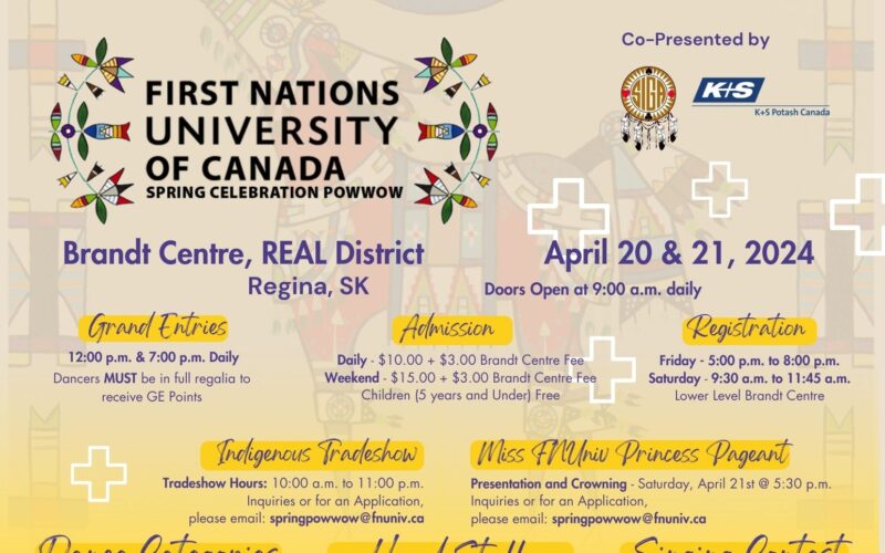 First Nations University of Canada  Spring Celebration Pow Wow 2024
