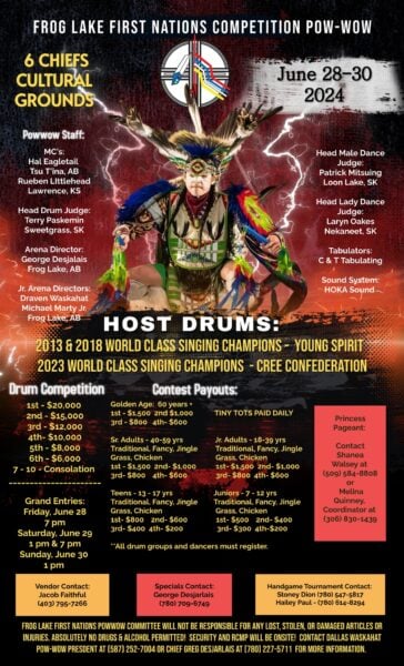 Frog Lake Pow Wow 2024