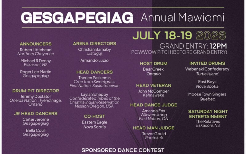 Gesgapegiag Annual Mawiomi 2026