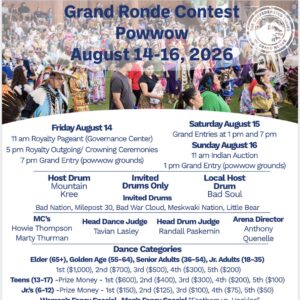 Grand Ronde Contest Pow Wow 2026