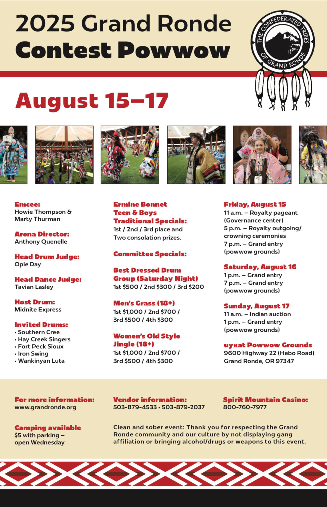 The Confederated Tribes of Grand Ronde Contest Pow Wow 2025