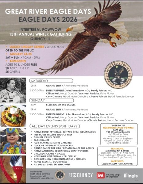 The Great River Eagle Days Winter Gathering 2026