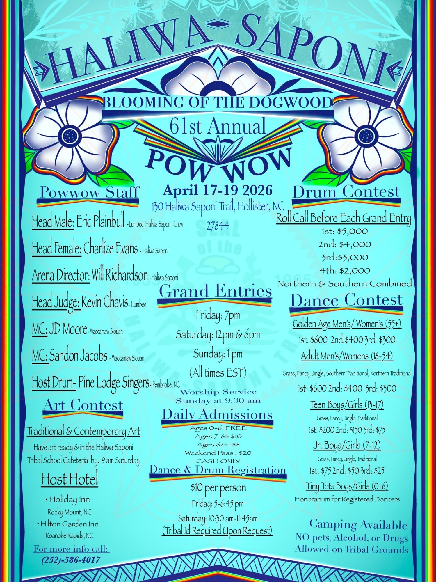 Haliwa-Saponi Blooming of the Dogwood 61st Annual Pow Wow 2026